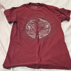 3/$10 Eighty Eight Burgundy Graphic Tee